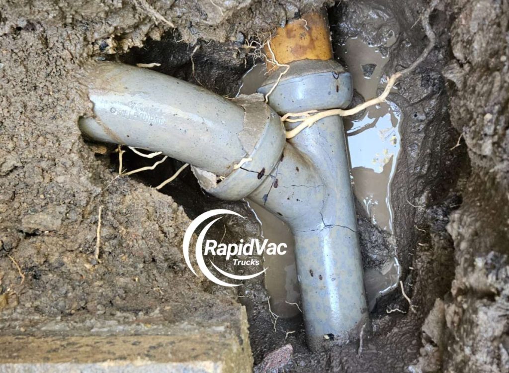 Professional drain cleaning services using advanced vacuum excavation technology by Rapid Vac Trucks Brisbane.